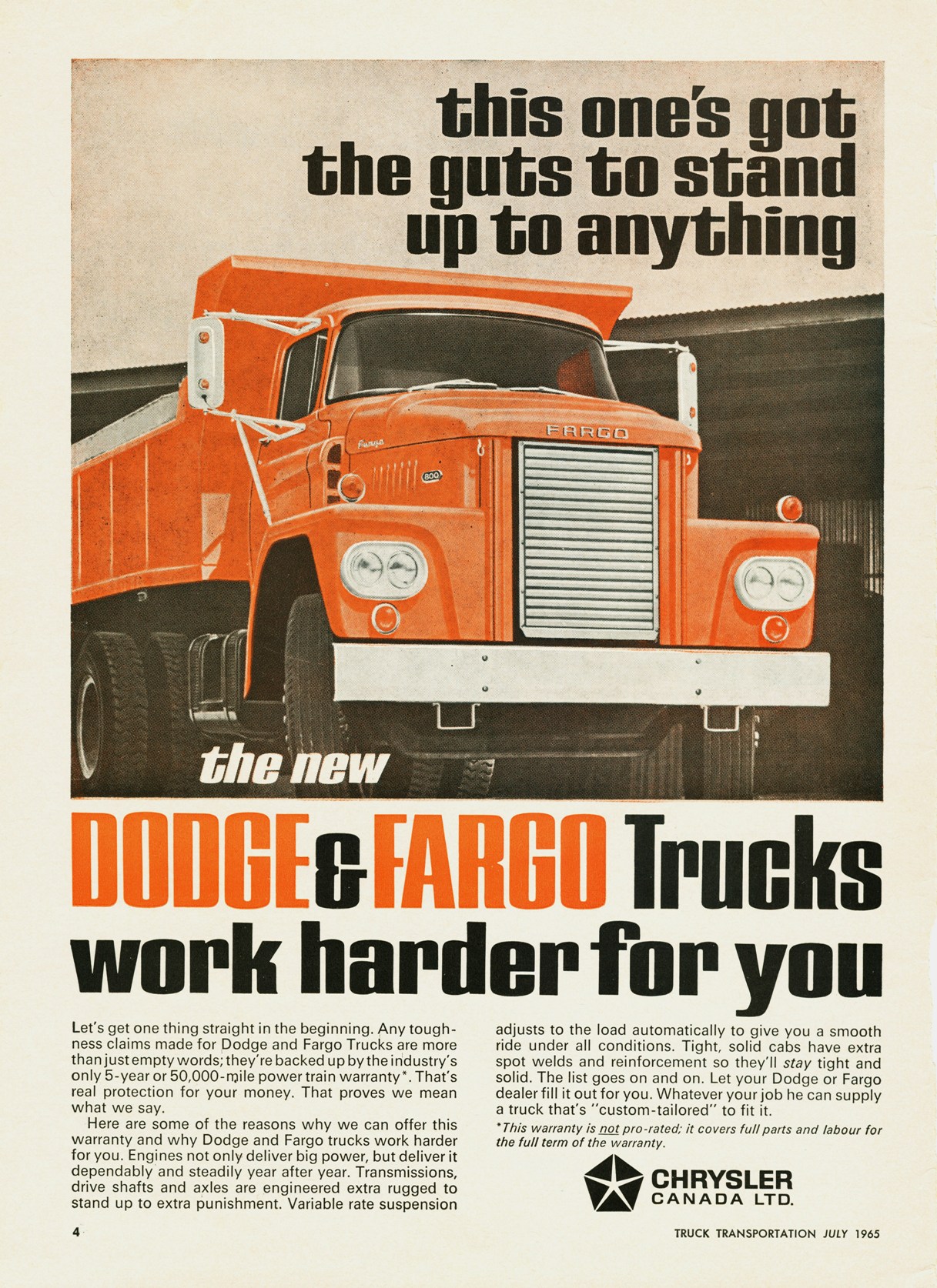 1965 Fargo Truck Canada